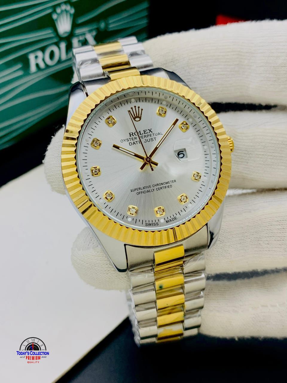 ROLEX DATE JUST GOLDEN