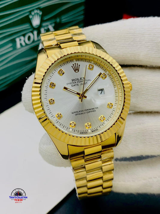 ROLEX DATE JUST GOLDEN