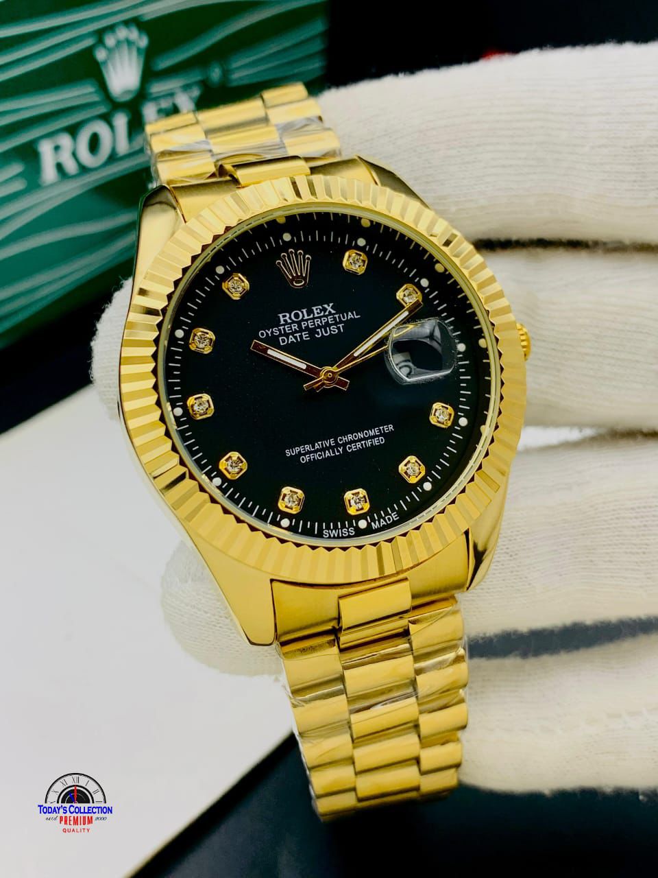 ROLEX DATE JUST GOLDEN